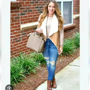 Cozy FUR Jamie Gries cozy chic collection size medium super soft vest!